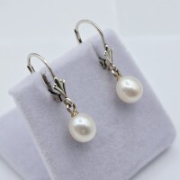 Sterling Silver Freshwater Pearl 7-6.6mm Drop Style Earring, W/A $565.00.