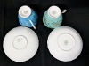 2 AYNSLEY Tea Cups & Saucers incl Tuscan - 3