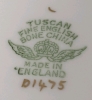 2 AYNSLEY Tea Cups & Saucers incl Tuscan - 4