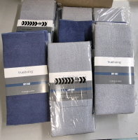 22 New Trueliving Dry Mats 15 by 20" Grey & Blue