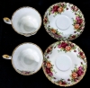 2 ROYAL ALBERT Old Country Roses Tea Cups & Saucers - 2