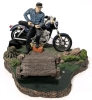 RARE! 1998 HARLEY DAVIDSON x ERTL Collectable America Collection "Gone Fishin'" 65AO Figure Diorama with Original Box - 4.75" Tall - 3