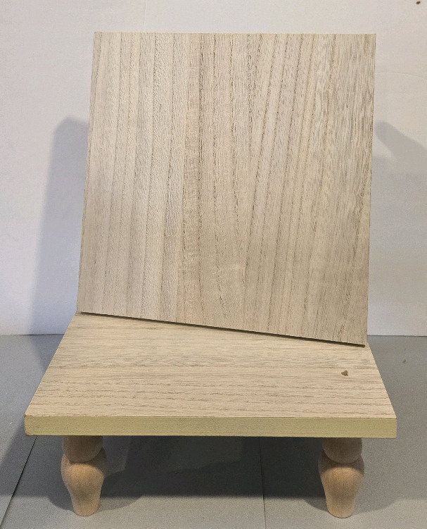 2 New | Small Square Wooden Plant Stands | 10" x 10" x 4"