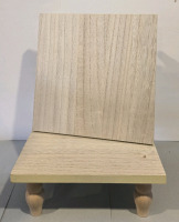 2 New | Small Square Wooden Plant Stands | 10" x 10" x 4"