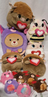 12 New Large & Mini Adorable Plushes 4.5" to 13.5"Tall