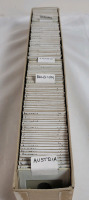 1907 - 1985 World Coin & Token Lot . 125+ Coins in 2&times;2 Coin Holders . Austria , Belgium , France & Germany