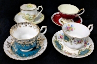 4 ROYAL ALBERT Tea Cups & Saucers incl Berkeley & Regal Series
