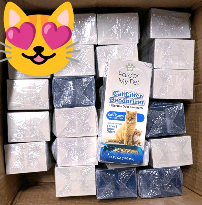24 New Pardon my Pet Cat Litter Deodorizers - 340ml ea