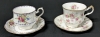 4 PARAGON + ROYAL ALBERT Tea Cups & Saucers including Petit Point, Victoriana Rose, Elizabeth Rose - 2