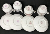 4 PARAGON + ROYAL ALBERT Tea Cups & Saucers including Petit Point, Victoriana Rose, Elizabeth Rose - 4