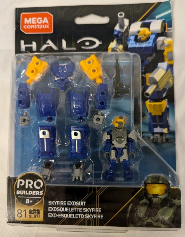 New Mega Construx Halo Skifire Exosuit. Model GLB73