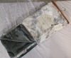 New - Two (2) Asheville Acres Faux Fur Referse to Plush Throw Blankets , Blue/White & Grey/White . Each Throw measures 50"&times;60" (4.2ft&times;5ft) - 2