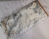 New - Two (2) Asheville Acres Faux Fur Referse to Plush Throw Blankets , Blue/White & Grey/White . Each Throw measures 50"&times;60" (4.2ft&times;5ft) - 3