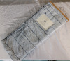 New - Two (2) Asheville Acres Faux Fur Referse to Plush Throw Blankets , Blue/White & Grey/White . Each Throw measures 50"&times;60" (4.2ft&times;5ft) - 5