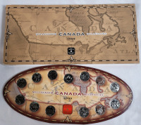 1999 Canadian Millennium Month Quarter Coin Set
