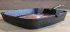 New - TrueLiving Pre-Seasoned Cast Iron Dgill Pan , measures 9"&times;9"&times;1.2" - 2