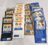 63 New Plastic Tablecovers Round & Rectangular