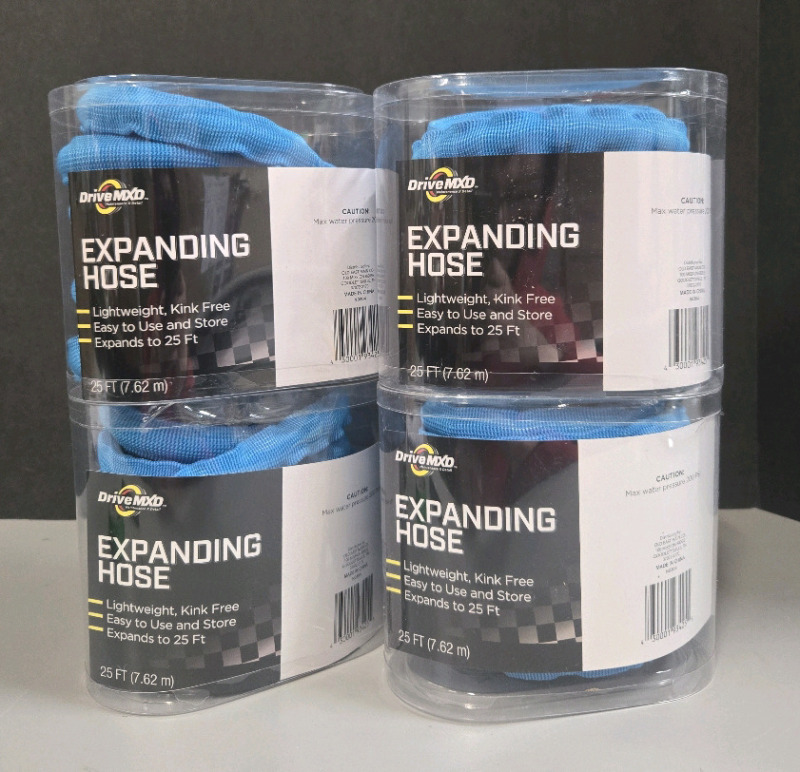 4 New | Drive MXD Expanding Hose | 25Ft Long, Lightweight, Pink Free
