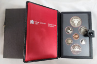 1982 (1882-) Canadian Silver Regina Double Dollar 7-Coin Set in Case