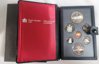 1984 (1834-) Canadian Silver Toronto Double Dollar 7-Coin Set in Case .