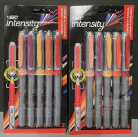 10Pcs New | Bic Intensity Ultra Fine Permanent Markers