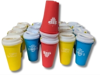 23 New 2-Pack Color Pop 473ml Coffee To Go Tumblers with Lids