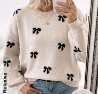 New sz XSmall Women's Sweater with Bows