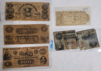 1860s USA State Civil War Era Paper Currency