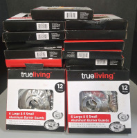 300 pcs New | True Living 150 Large & 150 Small Aluminum Burner Guards