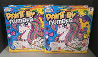 4 New | Grafix Paint By Number: Unicorn Themed Ages 6+