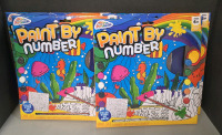4 New | Grafix Paint By Number: Ocean Themed Ages 6+