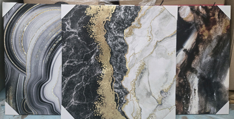 3 New | Canvas Print Wall Arts | 2' x 2' Long Each