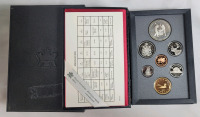 1988 (1738-) Canadian Silver Saint-Maurice Ironworks Double Dollar 7-Coin Set in Case .