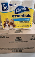 36 New Charmin Mega Rolls Toilet Paper 2-Ply