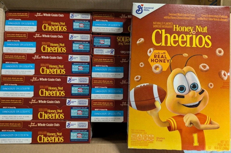 12 New Honey Nut Cheerios Boxes. 305g Each.