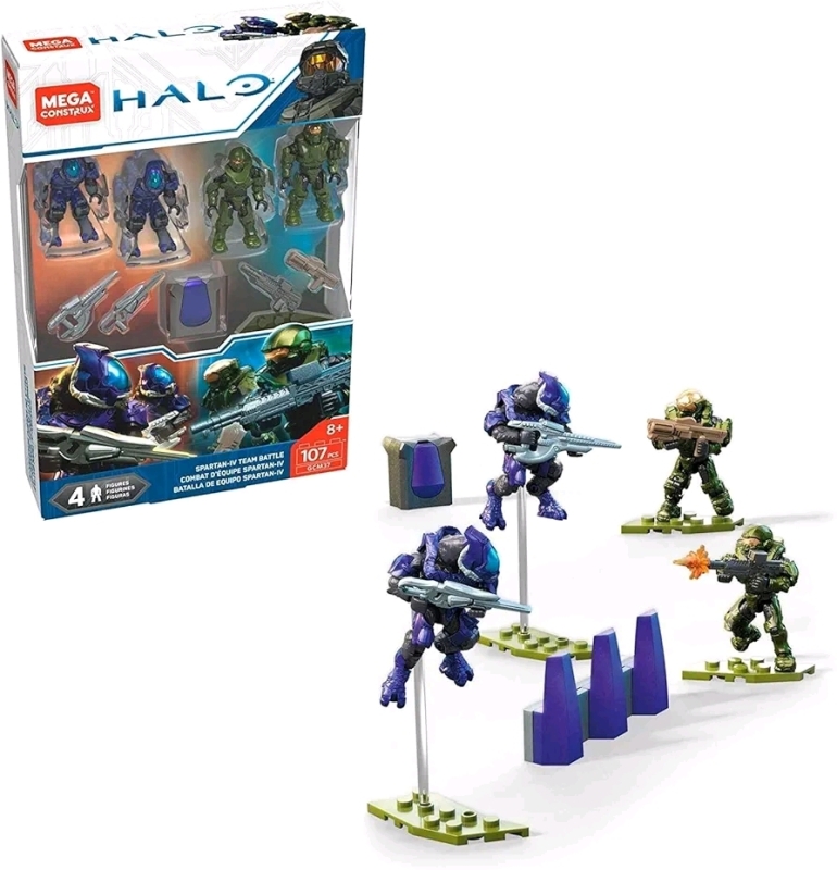 New Mega Construx Halo Spartan-IV Team Battle. Model GCM37