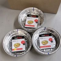 33 New Trueliving 9" Round Foil Pans with Lids