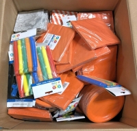 Huge Lot of New Birthday Decorations, Paper Plates, Napkins, Candles, Party Favors & More!