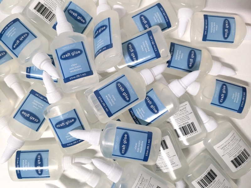 30 New Bottles CRAFT GLUE Clear, Non-Toxic, Washable - 59.1ml ea