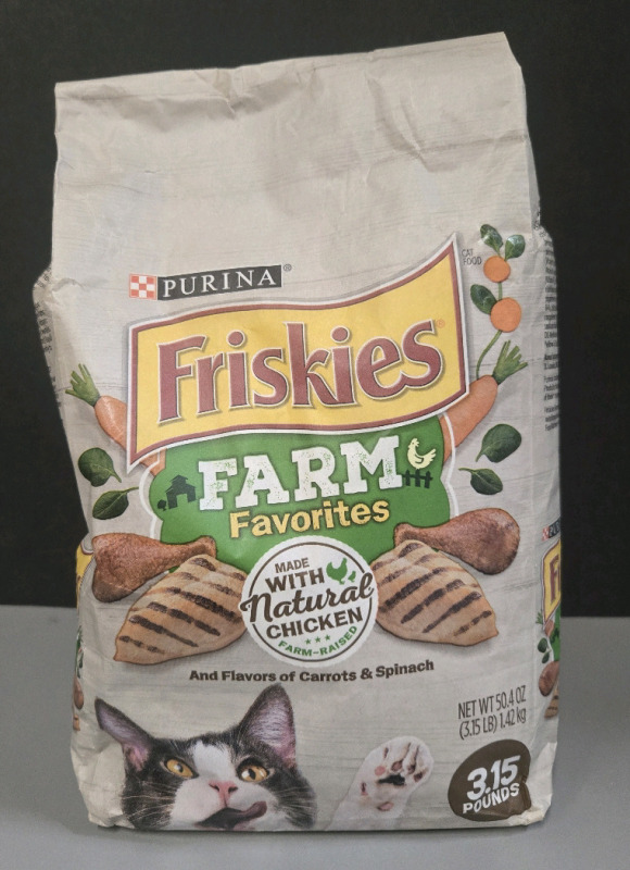 New | 3.15Lbs Pruina Friskies Farm Favorites Made W/ Natural Chicken | Best Before Jun 2025