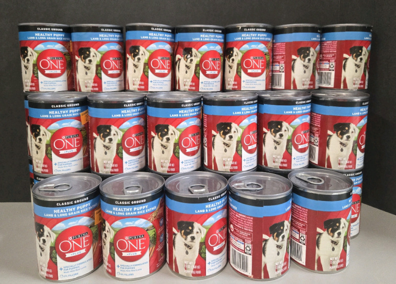 38 New | Purina One +Plus 368g Healthy Puppy Lamb & Long Grain Rice Wet Food | For Puppys