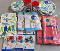 New Kid's Party Supplies Dinosaurs & 6 Paw Patrol Cups