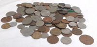 2+lbs World Coin & Token Lot, Including Coins From Slovania, France, Italy & More