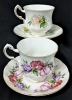 2 PARAGON Tea Cups & Saucers incl Wedding Bouquets : Sweet Pea