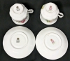 2 PARAGON Tea Cups & Saucers incl Wedding Bouquets : Sweet Pea - 4