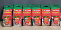 New - Six (6) Duck HD Clear Heavy Duty Packing Tape , 1 3/4"&times;30yd Rolls