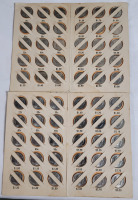 1966 - 2018 USA 10 Cent Dimes . 60 Dimes in Hamburgh Saving and Loan Coin Folders