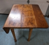 Rustic Wooden Drop Leaf Table - 3