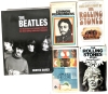 HUGE Beatles Hardcover & Paperback Book Lot + 2 Paperback Rolling Stones Books - 2