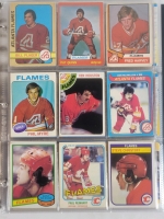 1972 - 2023 Atlanta / Calgary Flames NHL Hockey Trading Card Singles , 195 Trading Cards